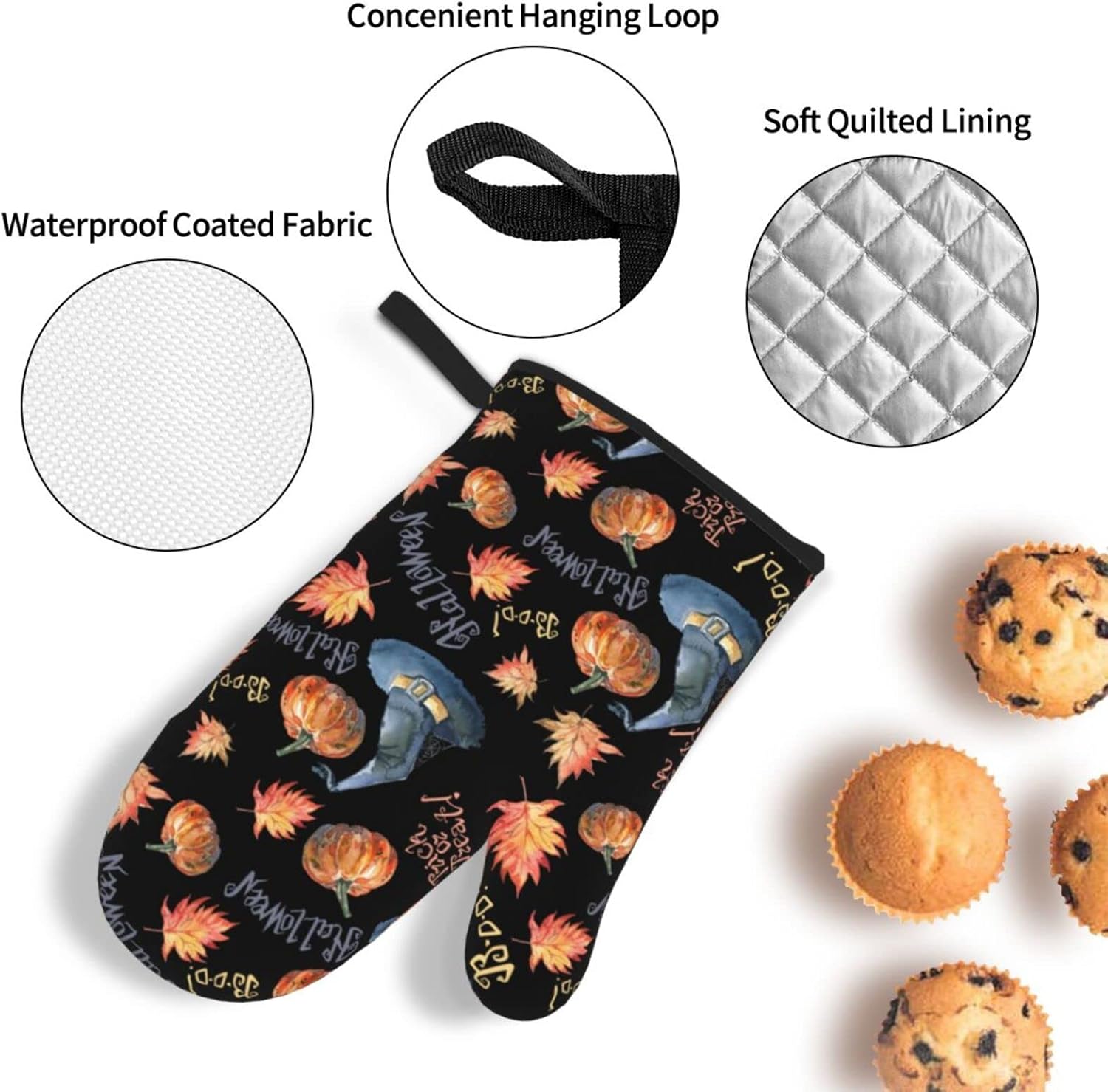Halloween Tricky or Treating 5-Piece Offensive Mitt Set