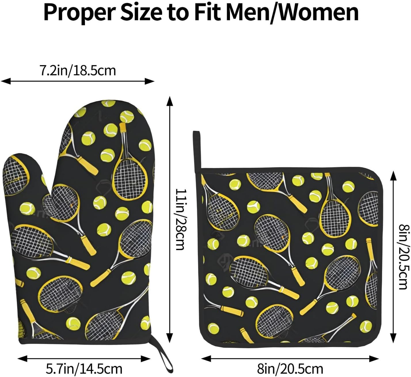 Oven Mitts Pot Holders Set