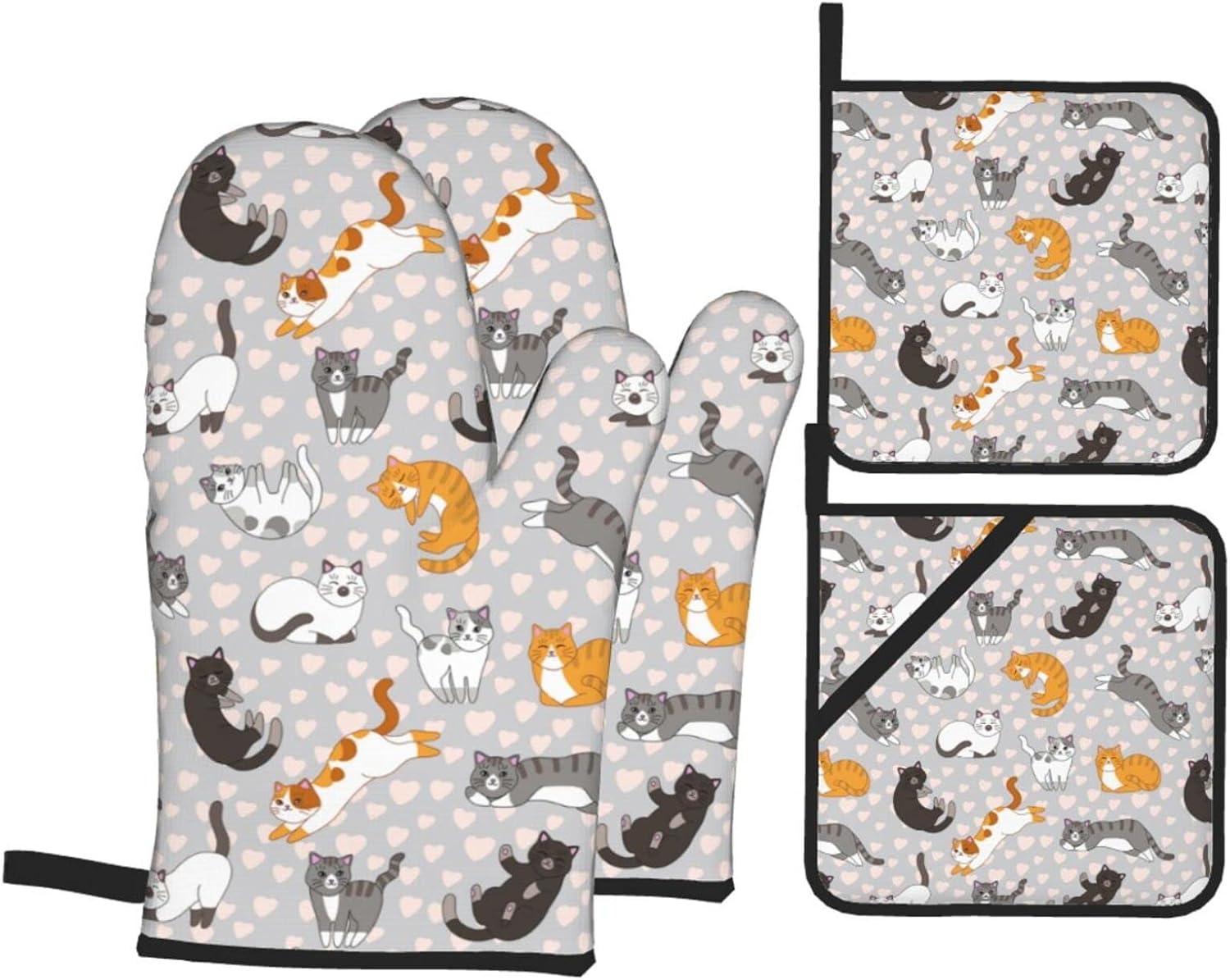 Mini Cute Cat Oven Mitts