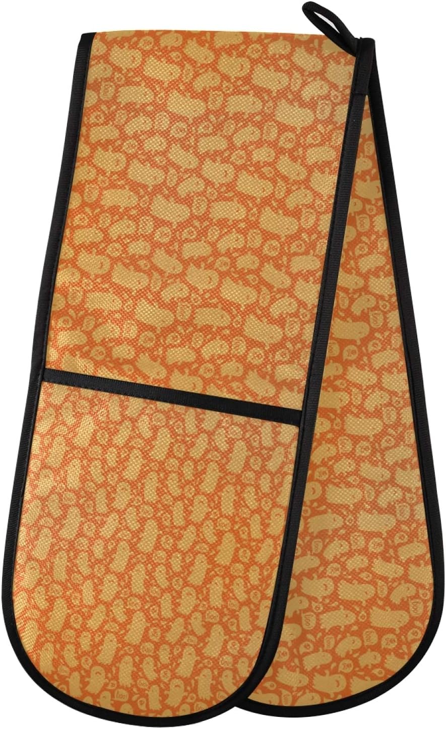 Double Purpose Halloween Ghost POTHOLDER for Kitchen Cooking