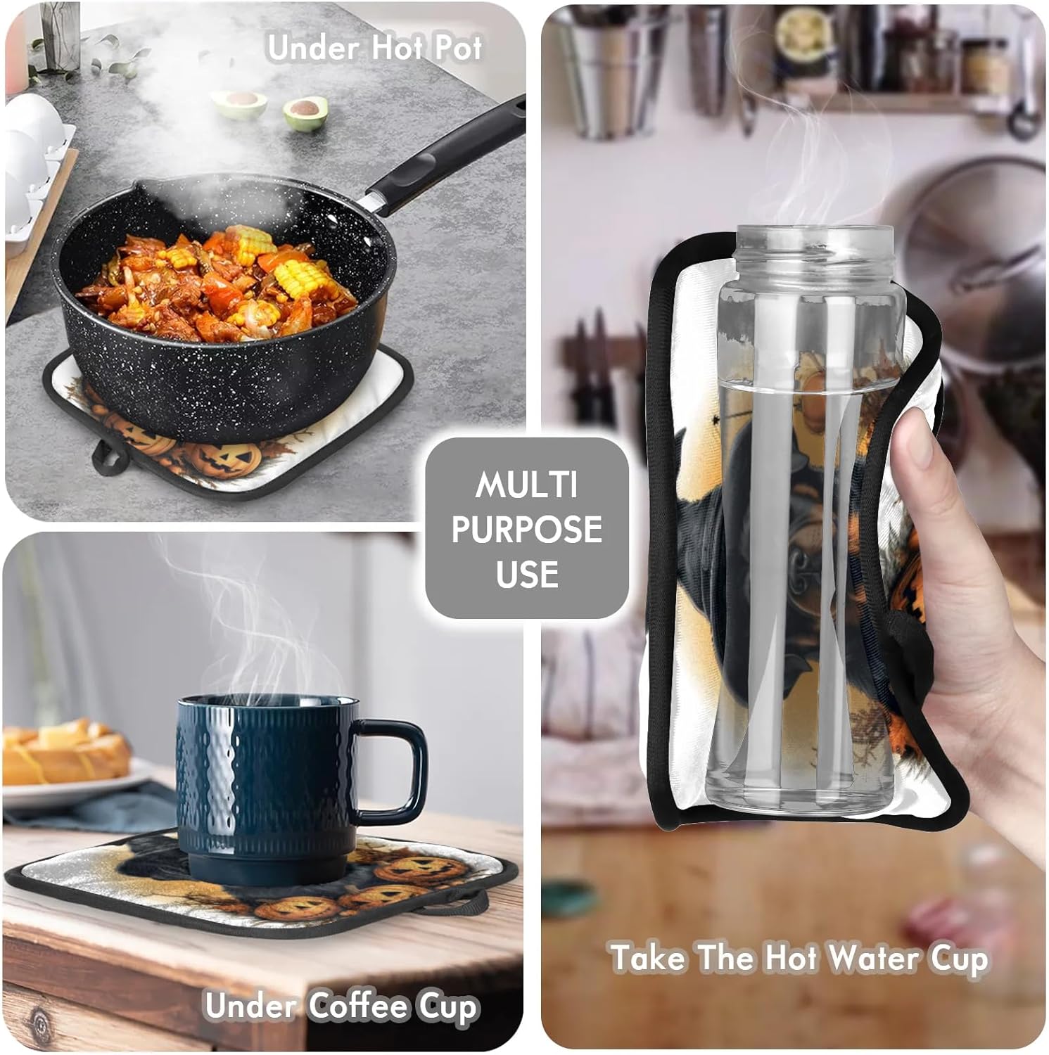 Trick or Treat Halloween Oven Mitt Set