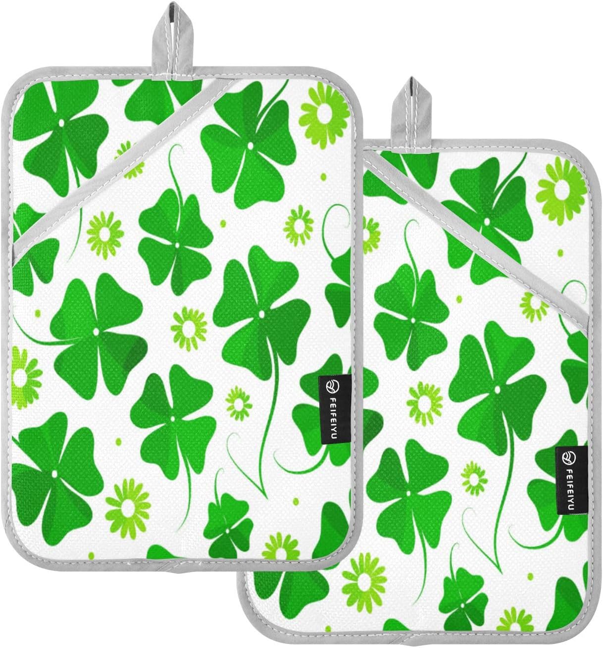 Spring Green Heat Resistant 2-Pack Pot Holder