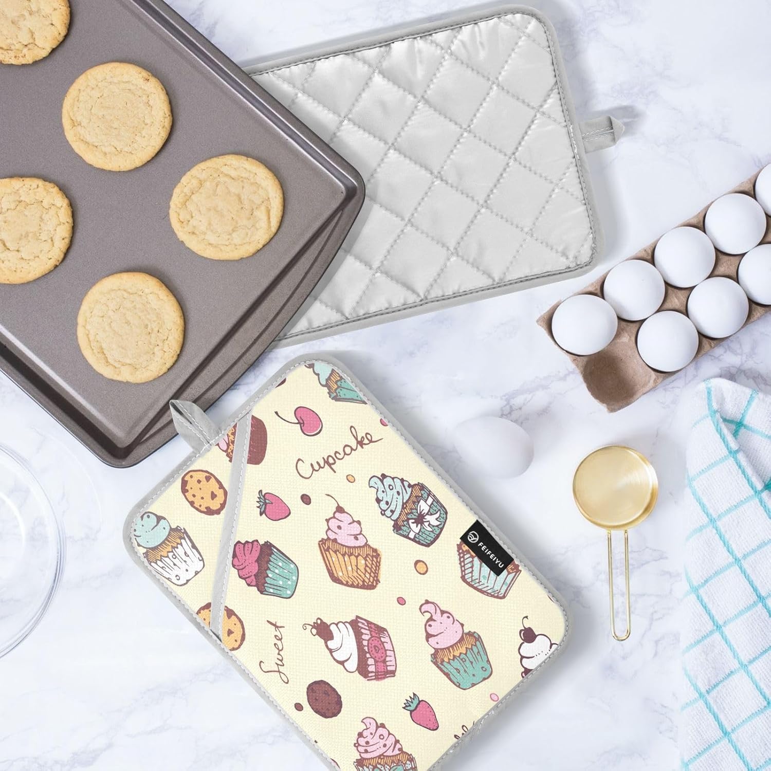Perfect for Baking Heat-Resistant Potholders for Ovenmitts