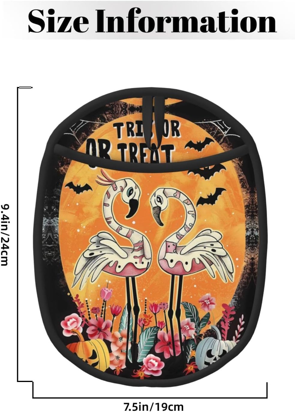 Halloween Flamingos Pot Holders for Kitchen - Heat-Resistant