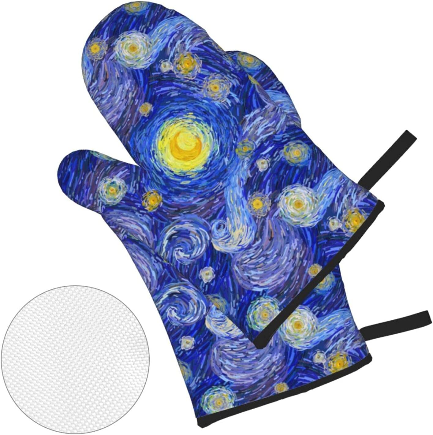 Safe Oven Mitt Set - Non-Slip Heat-Resistant for BBQ and Cooking