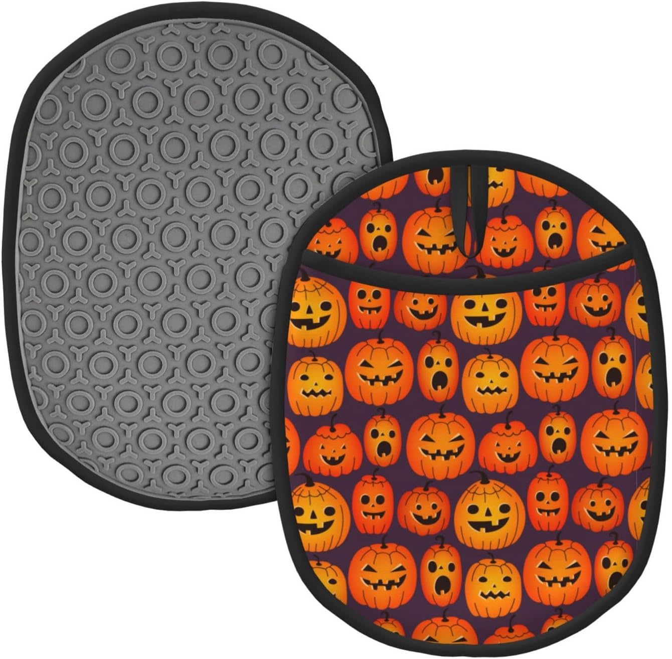 Halloween Funny pumpkin _Ghost_ Silicone Pot Holders