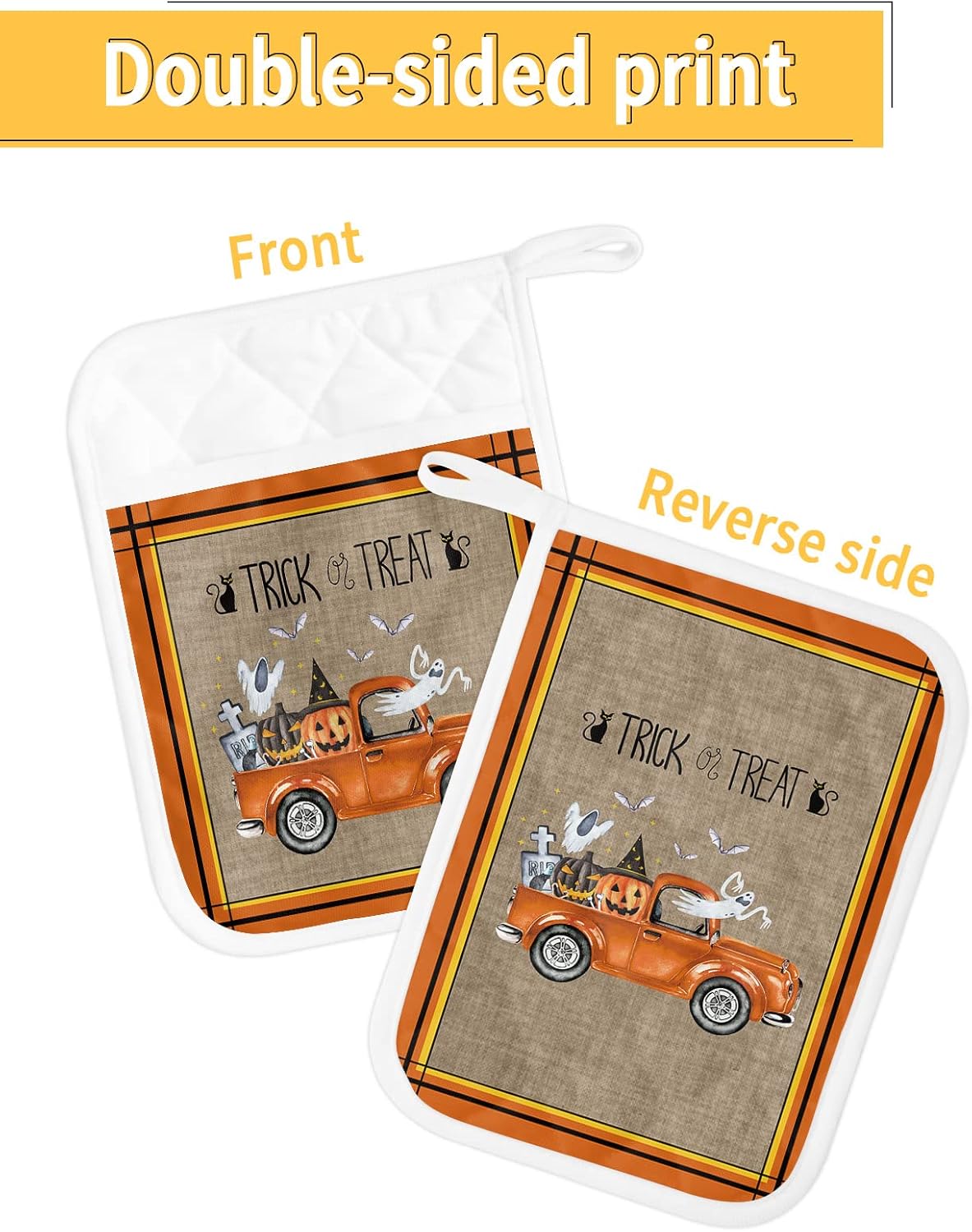 TocaHome Pot Holders with Pockets Pack of 2