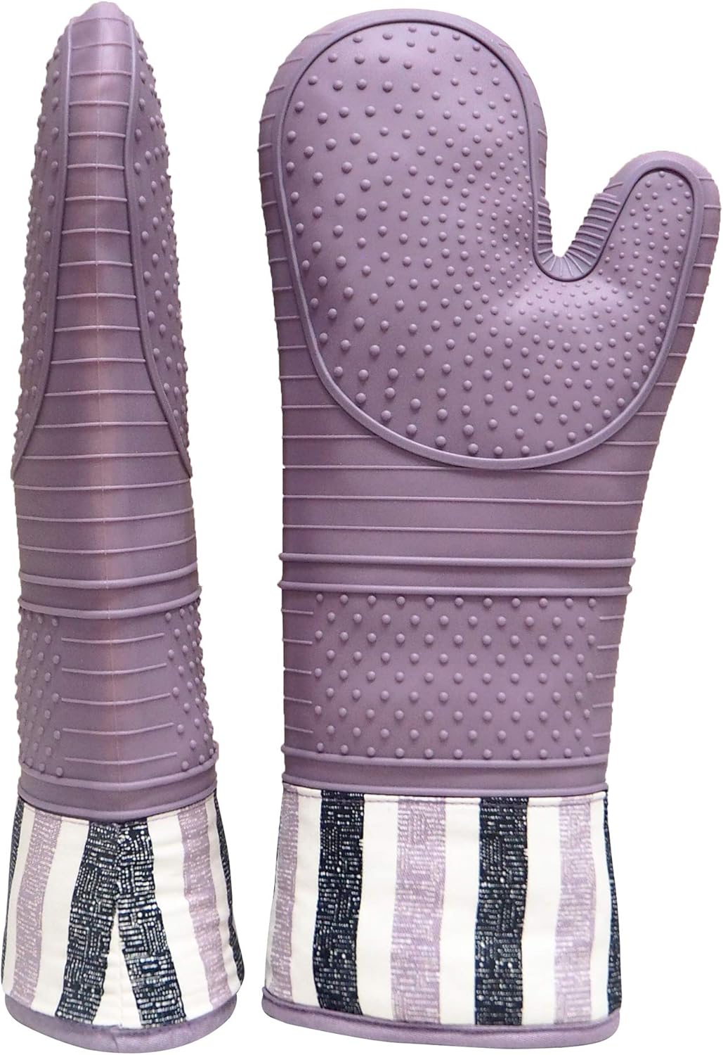 Heat-Resistant Oven Mitt Pair