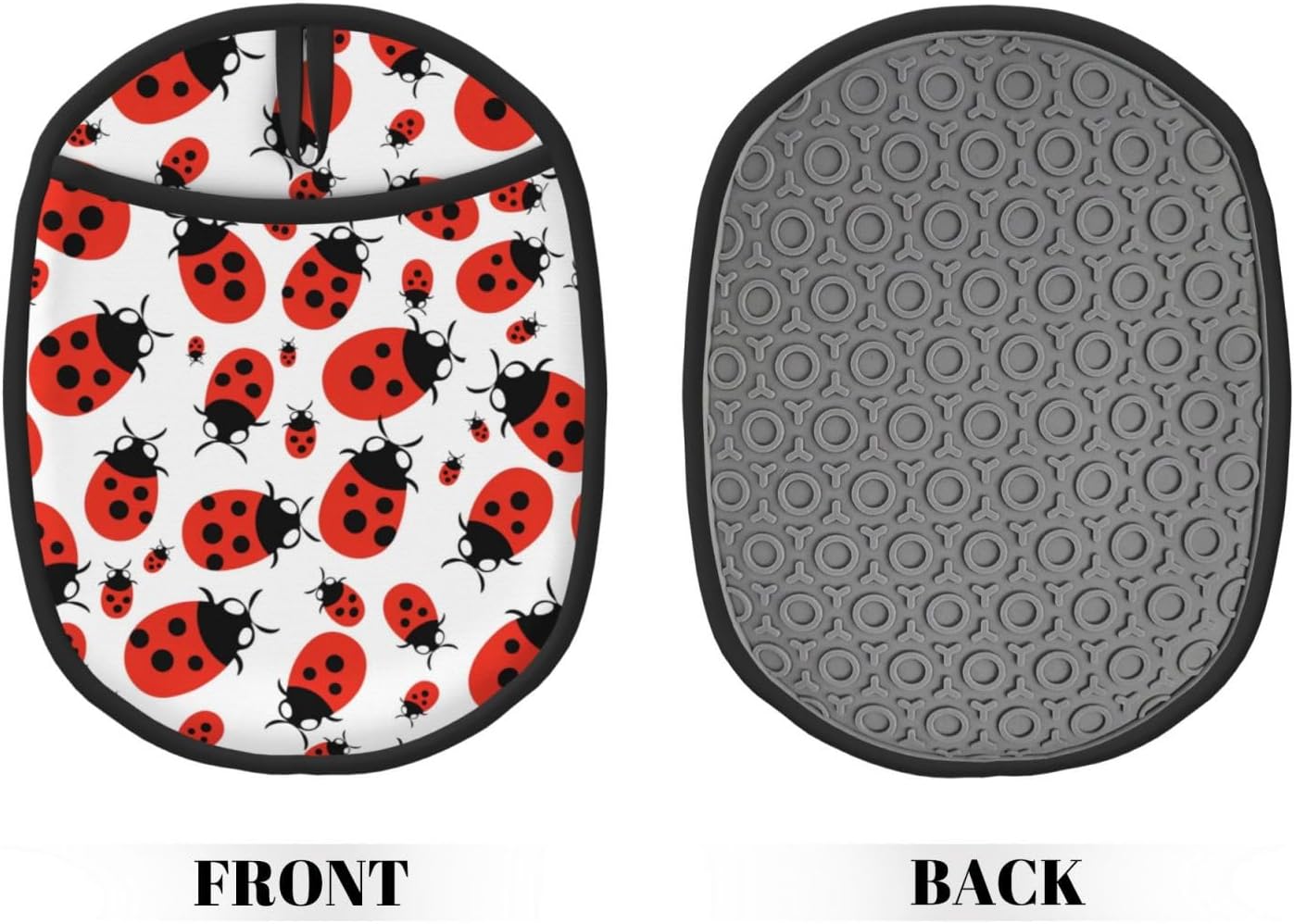 Wont-Ignore Spring silicone oven mitt set for Kitchen
