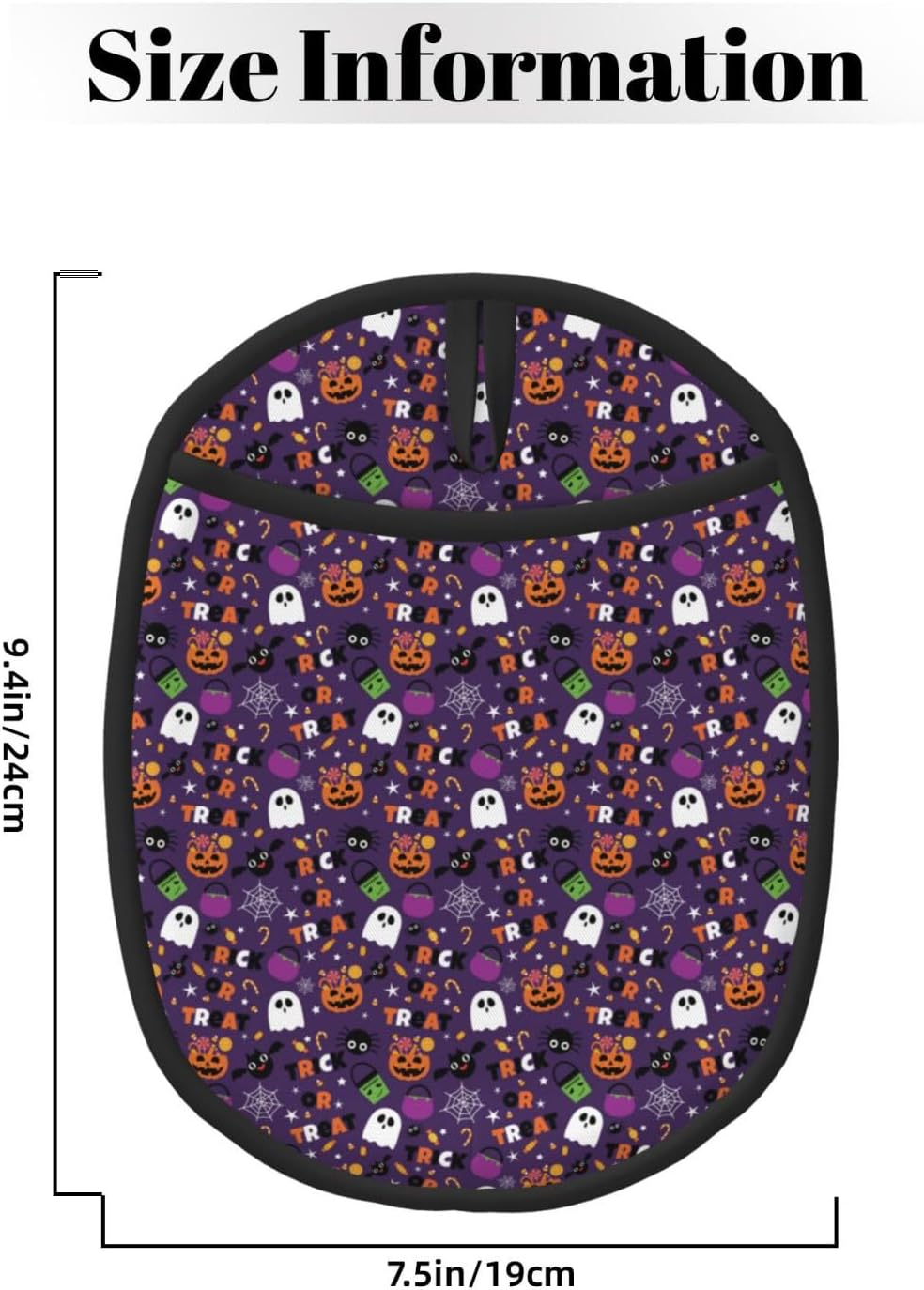 Halloween Candy Pot Holders Heat Resistant Oven Mitts with Pocket
