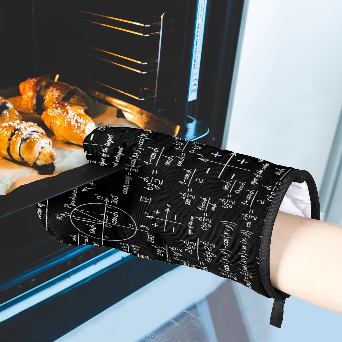 Knowledge Interesting Design Pot Holder Oven Mitt Set for Kitchen