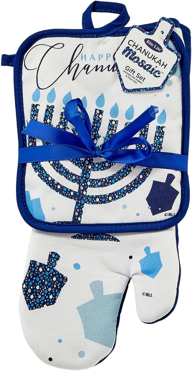 Rite Lite Chanukkah Oven Mitt Pot Holder 2-Piece Set