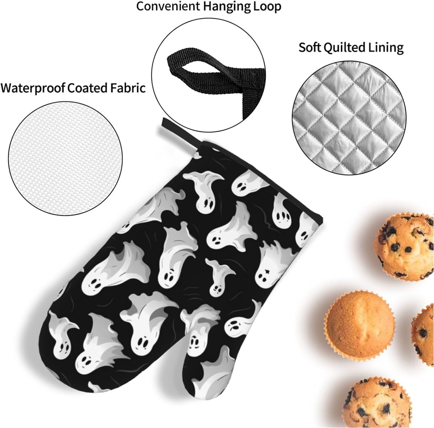 Layers of Safety Halloween Oven Mitts