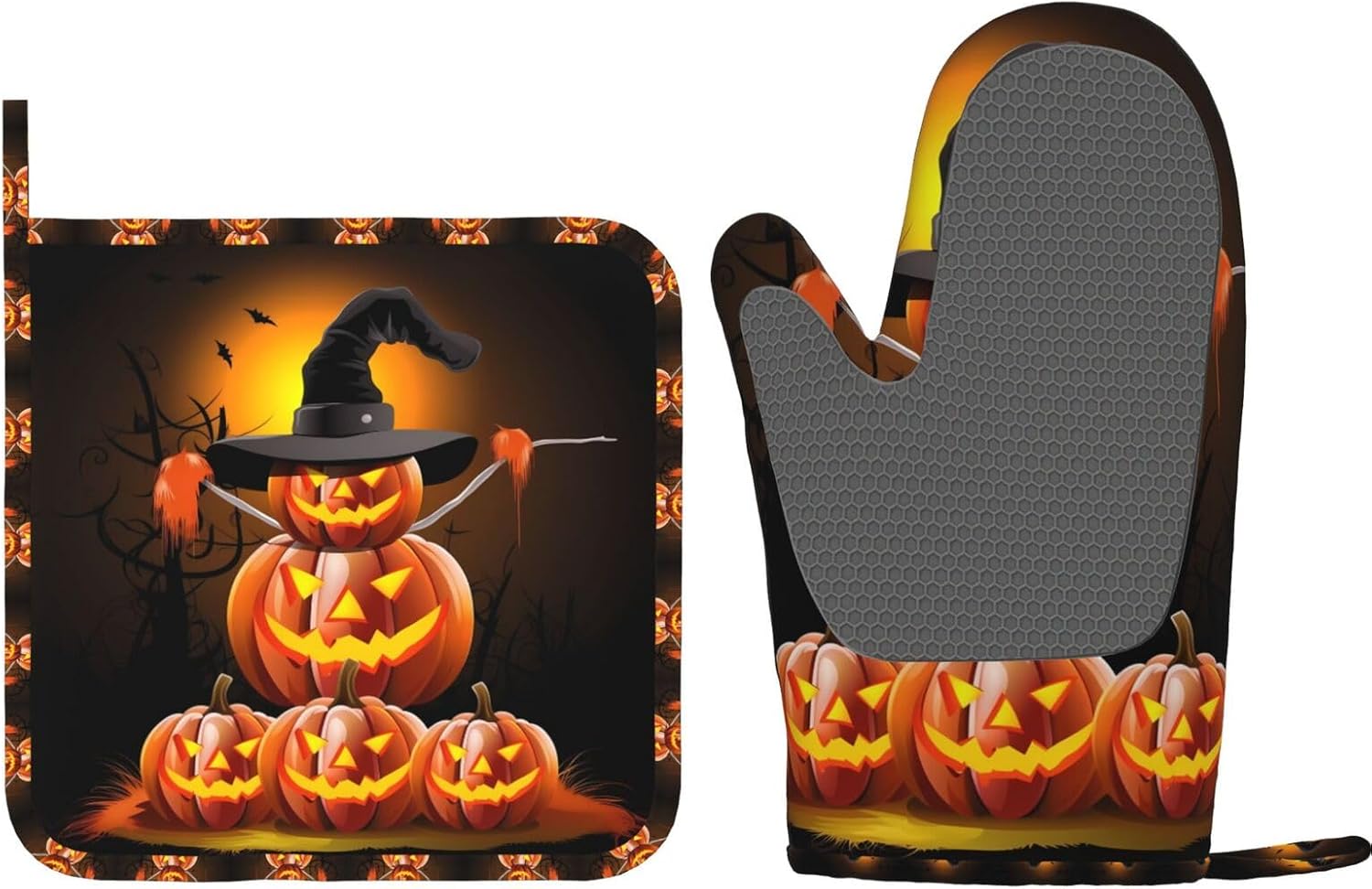 Halloween Oven Mitts Pot Holders