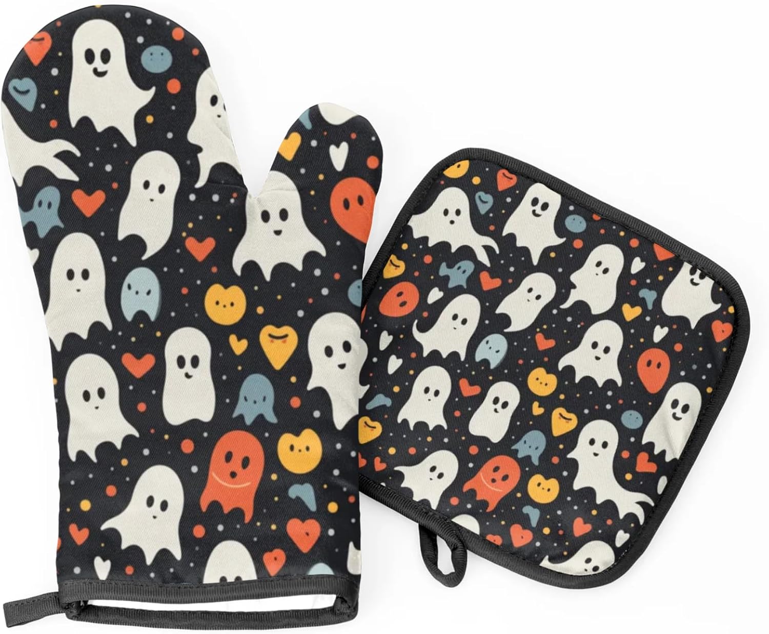 Halloween Party Ghost Oven Mitts