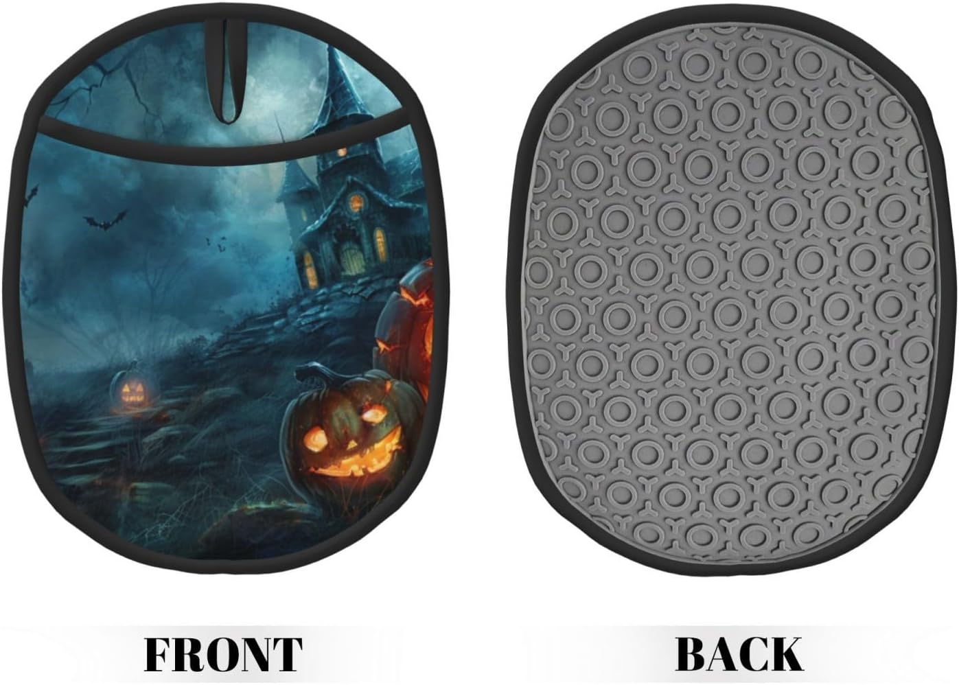 Thick and Soft Silicone Oven Mitt and Potholder Set