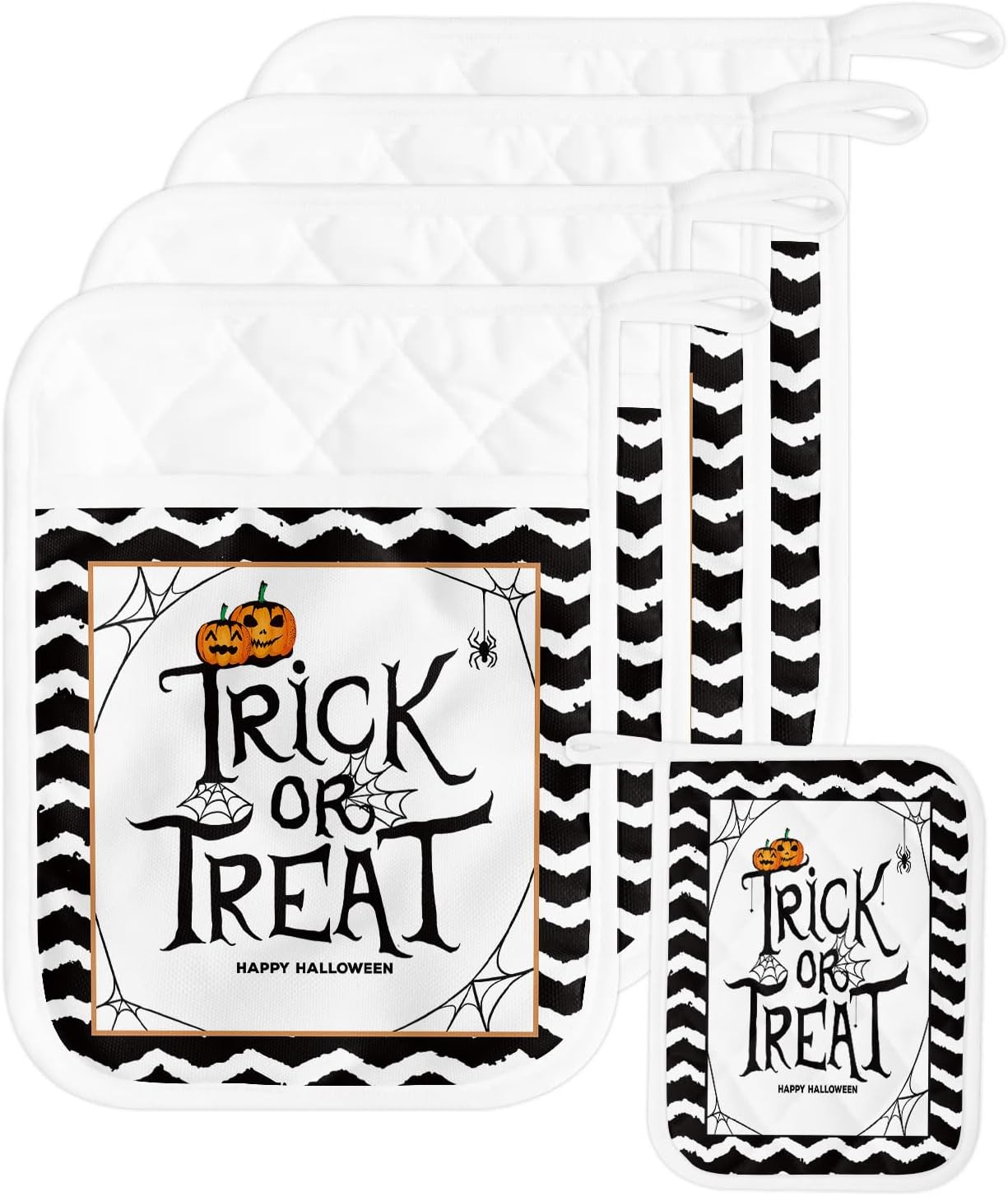 Elevate Your Halloween Game with Our Trick or Treat Pot Holders