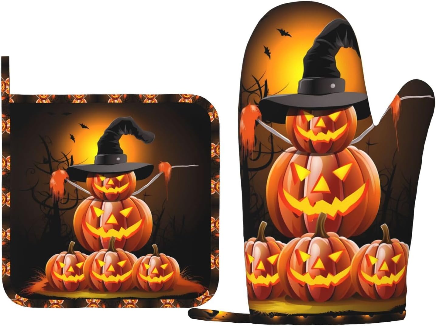 Halloween Oven Mitts Pot Holders