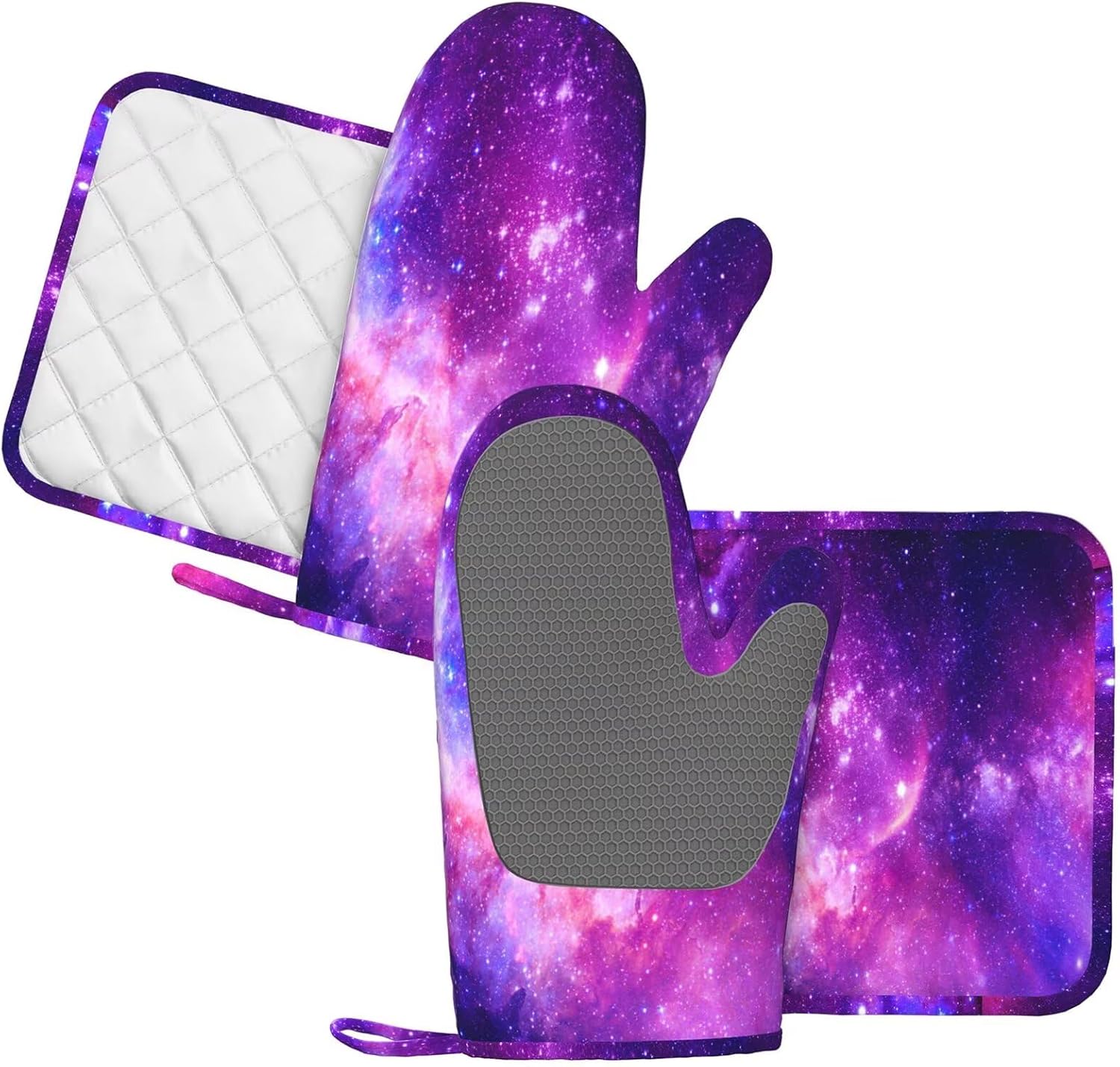 Galaxy Oven Mitts Set
