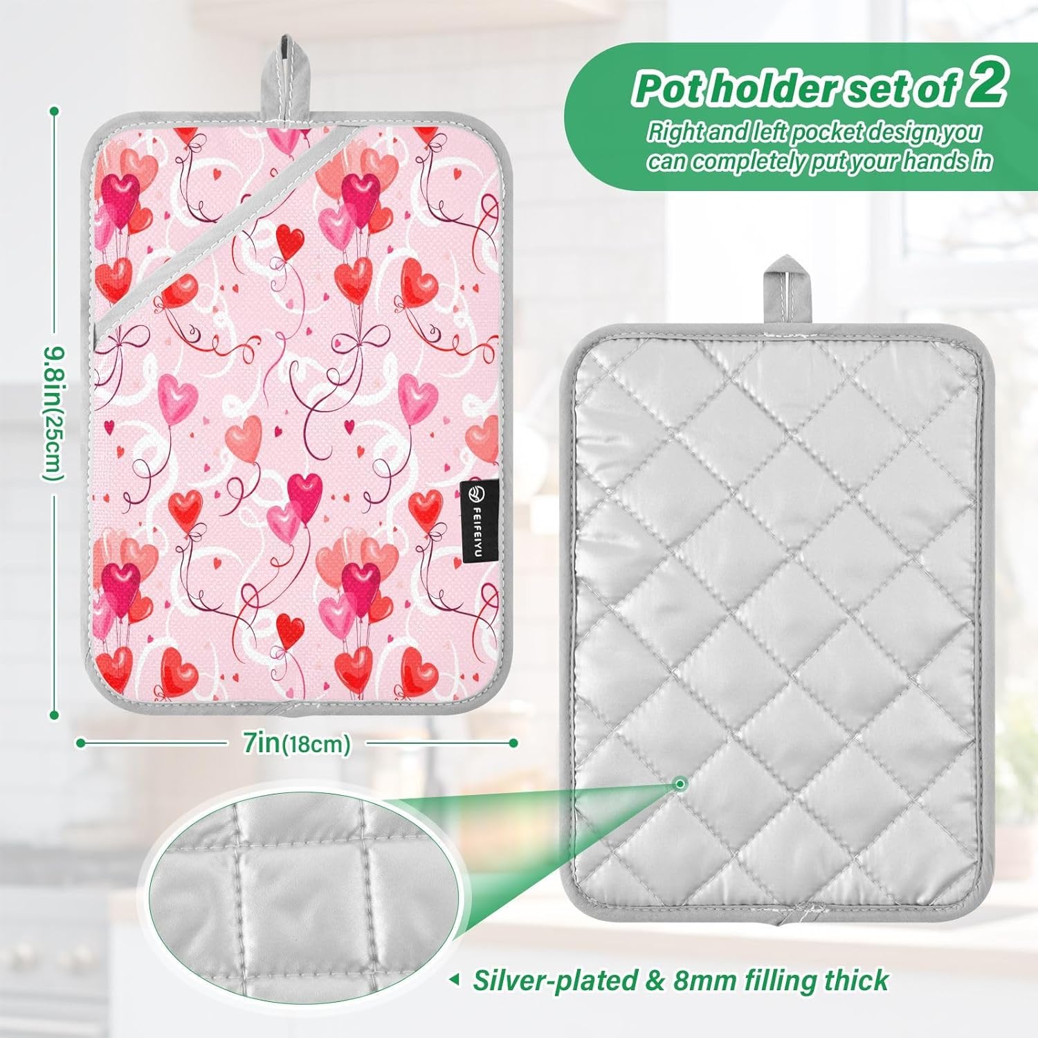 Premium Heat-Resistant Pot Holder Set