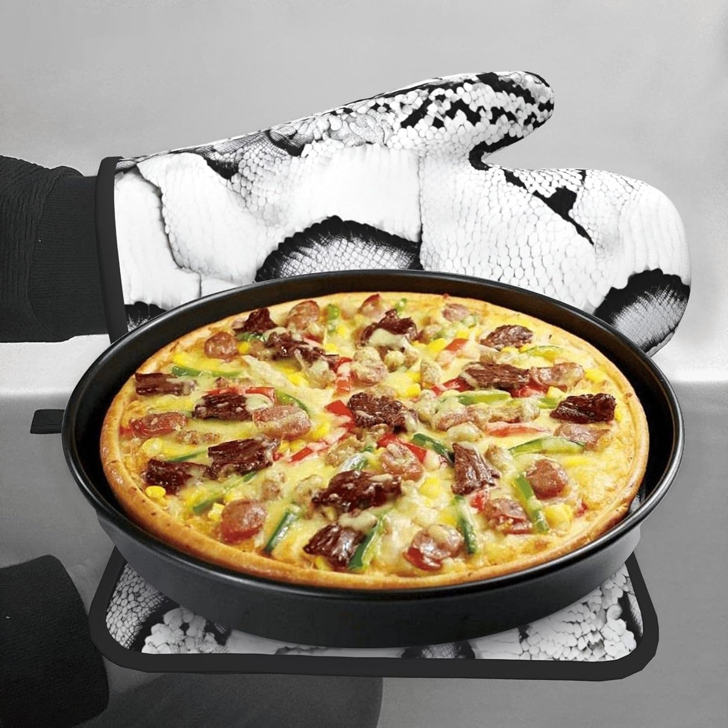 Quopvn - Non-Slip Oven Mitts