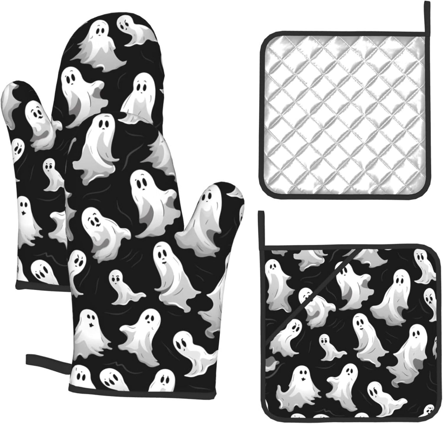 Layers of Safety Halloween Oven Mitts