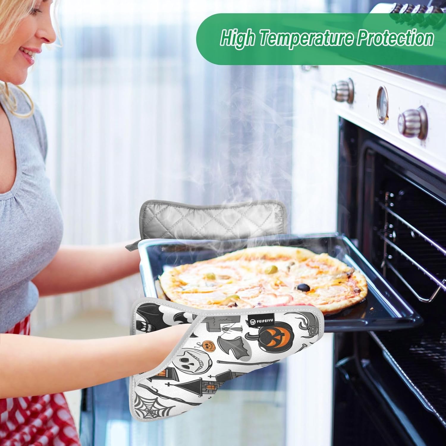 Unique Heat-Resistant Pot Holder with Cartoon Design for Cooking and Baking