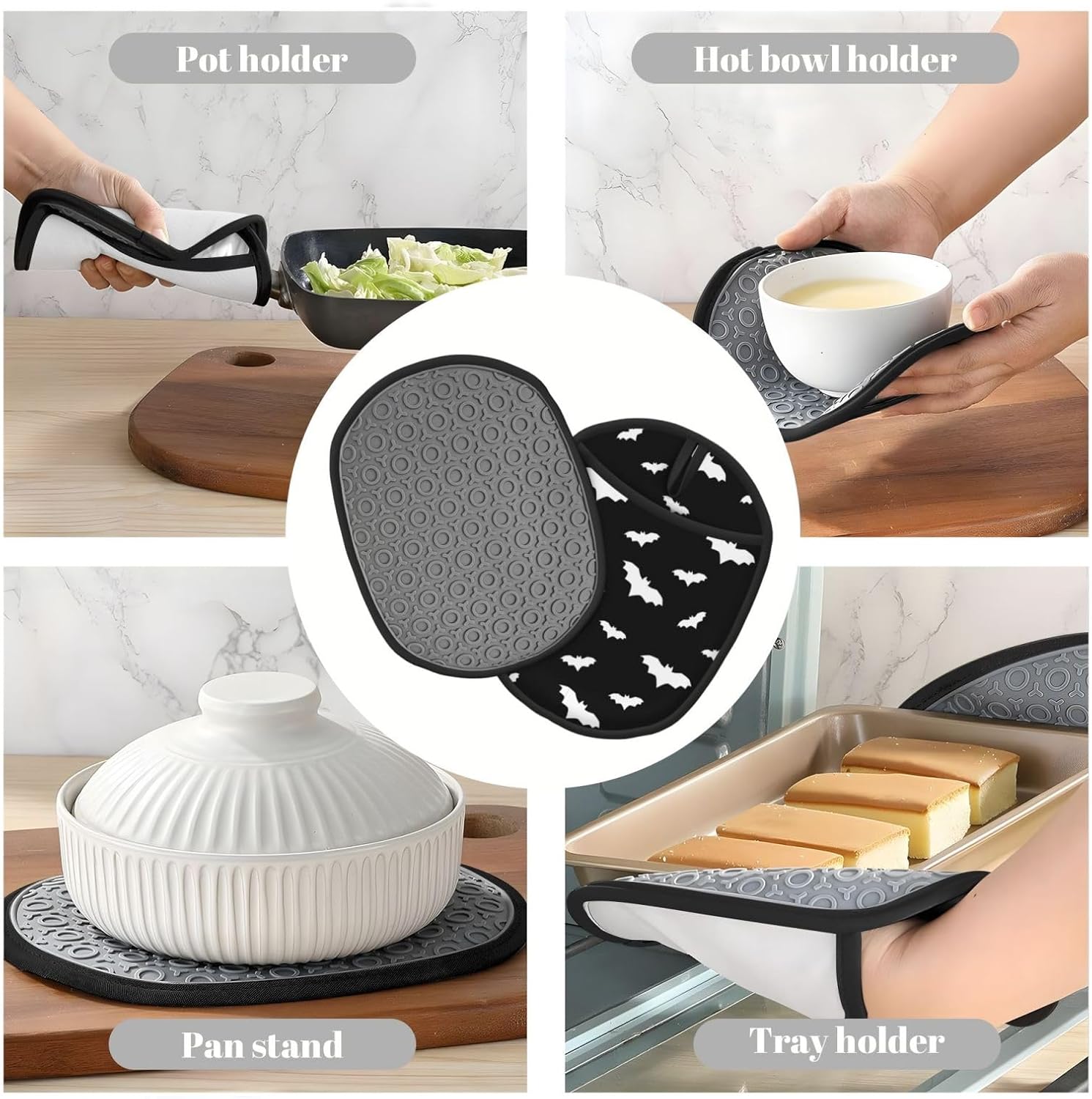 Bat Cool Halloween Pot Holder