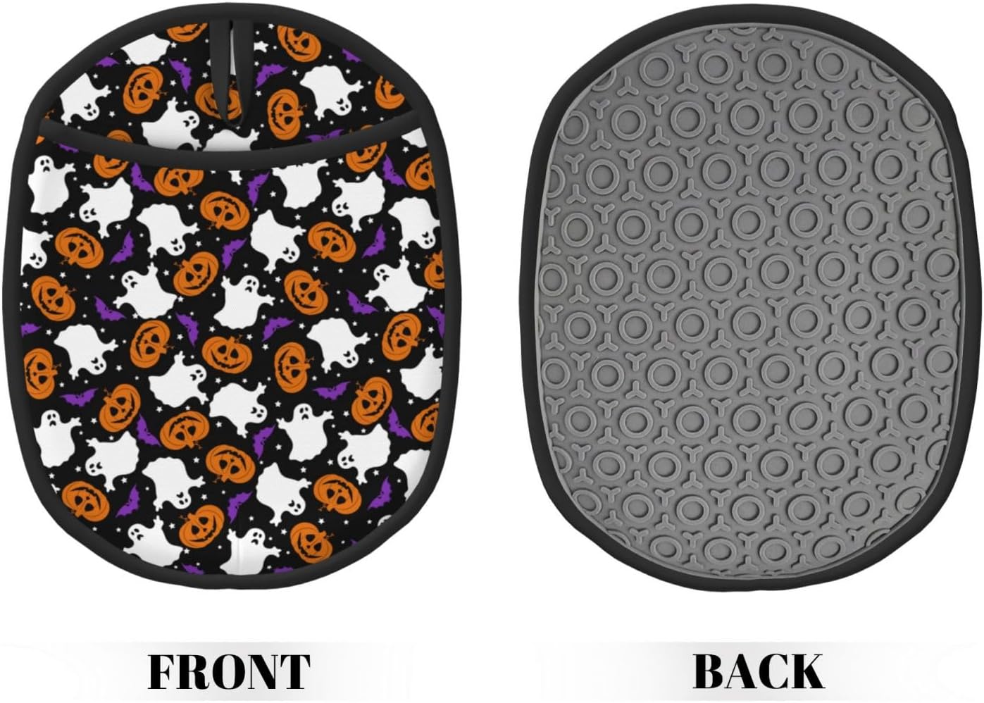Halloween Spooky Ghosts Pumpkins Oven Mitts for Kitchen