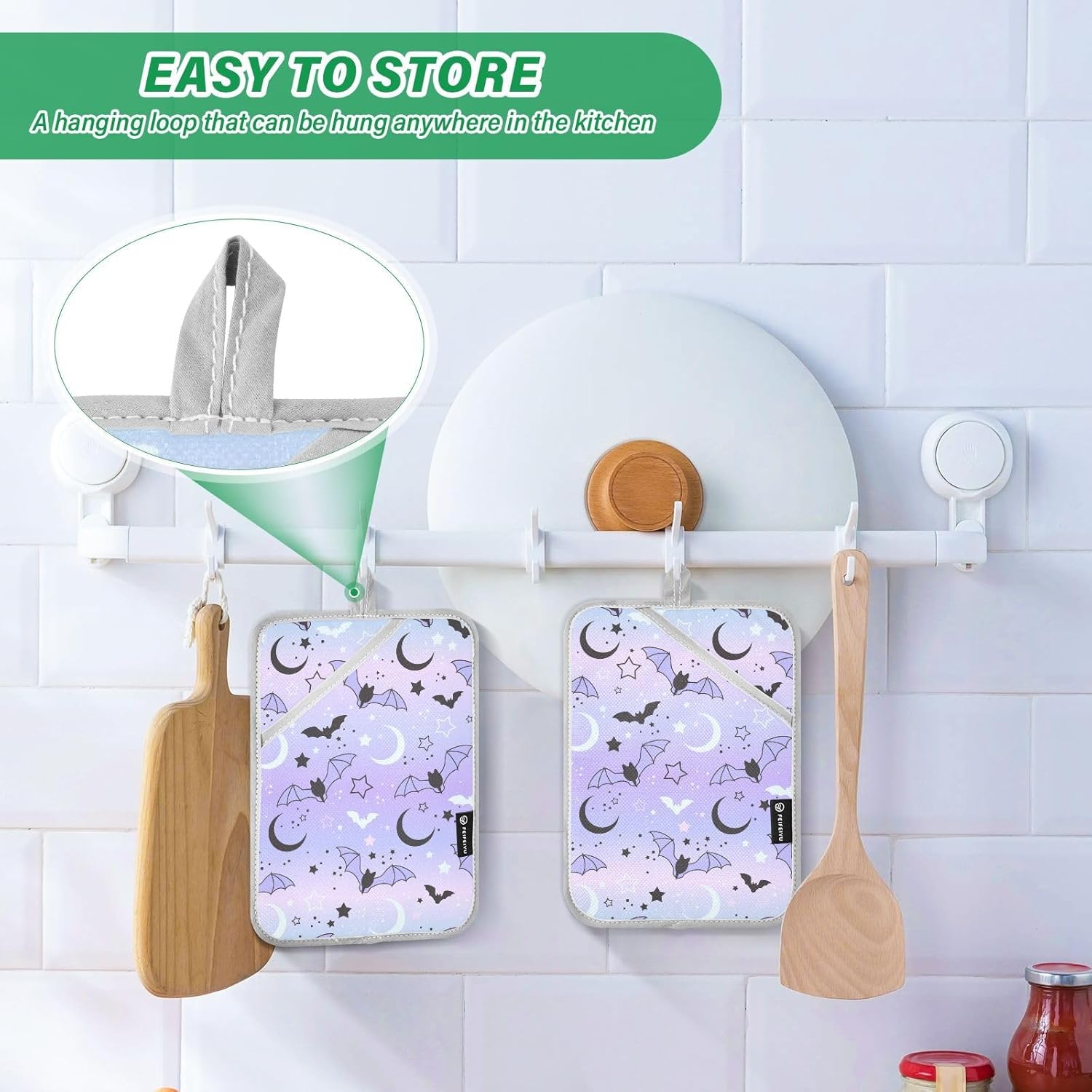 Magic Bat Potholders with Pockets 2 Pack 1