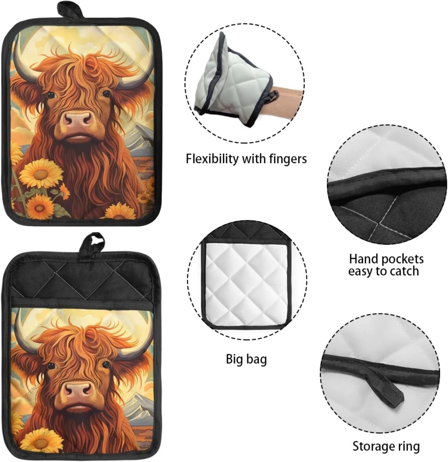 Premium Kitchen Heat Resistant Potholders