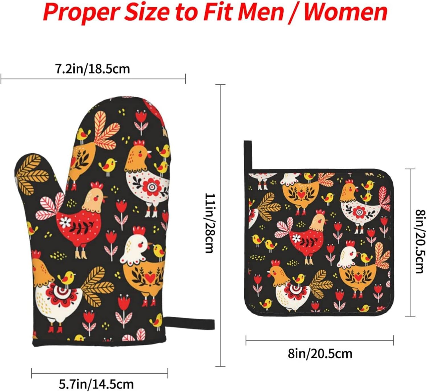 Rooster Kitchen Experts Set