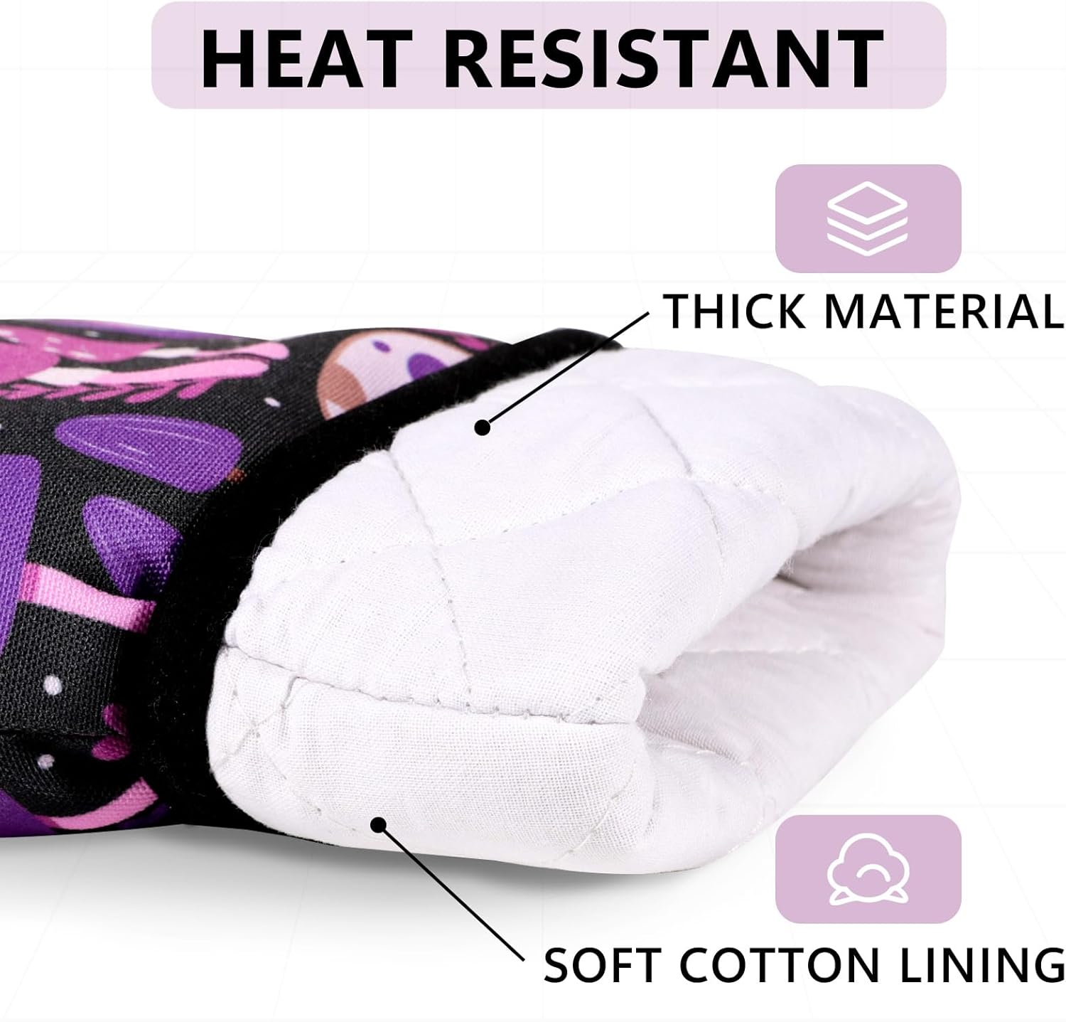 Miracu Oven Mitts Quirky Mushroom Gifts for Women