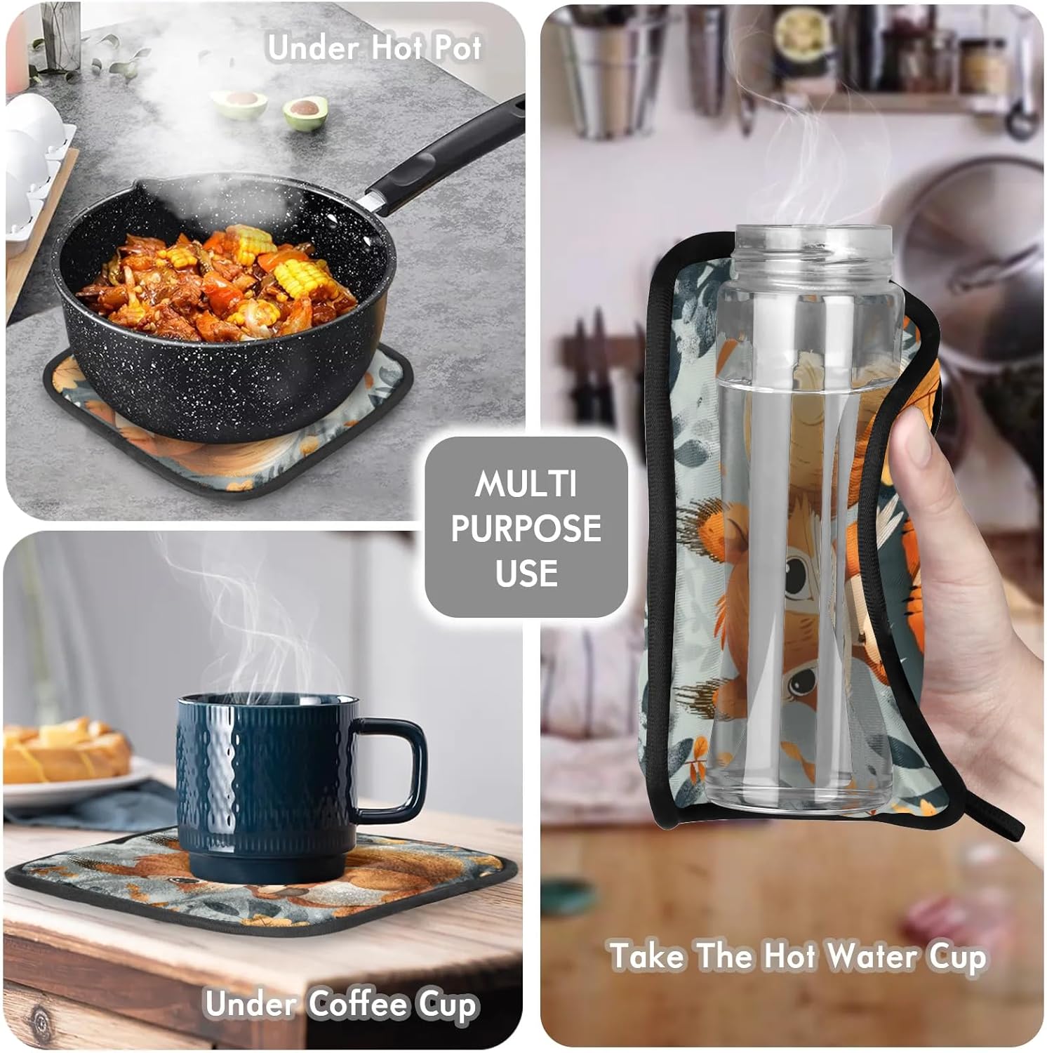 Sleek Oven Mitt Set