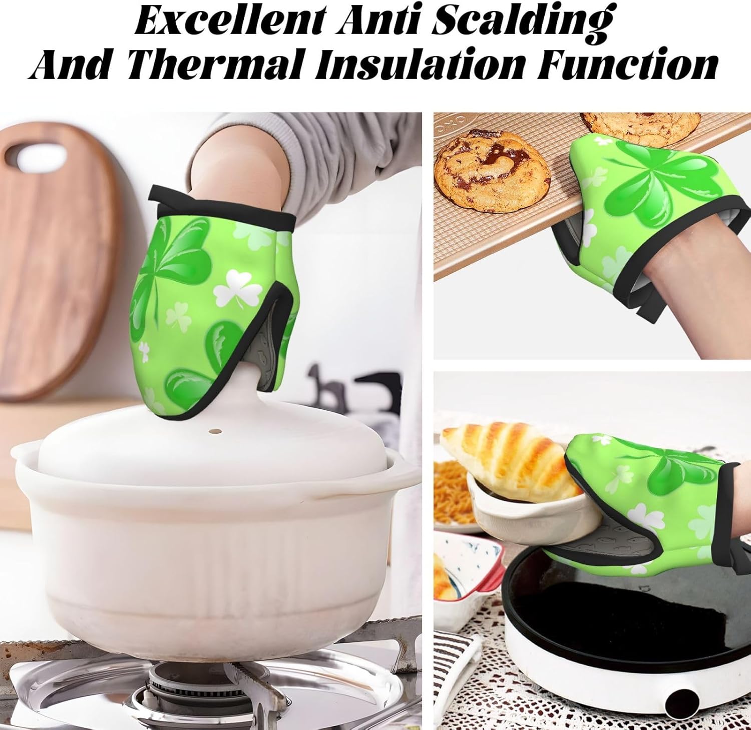 Perfect Heat-Resistant Silicone Oven Mitts for Grilling and BBQ