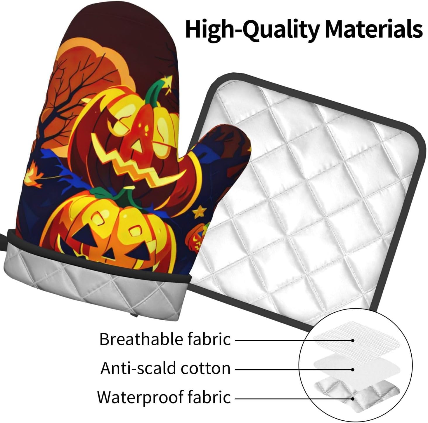 Halloween Pumpkin Set for Oven Pot Rack
