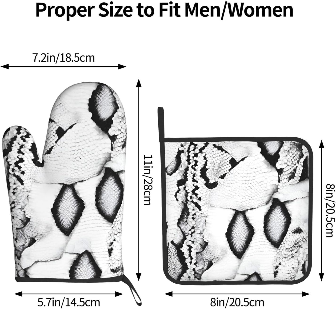 Quopvn - Non-Slip Oven Mitts