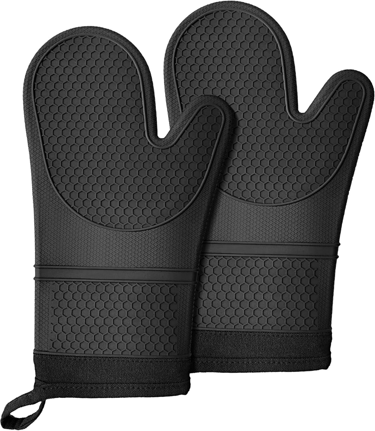 Extra Long Silicone Oven Mitts