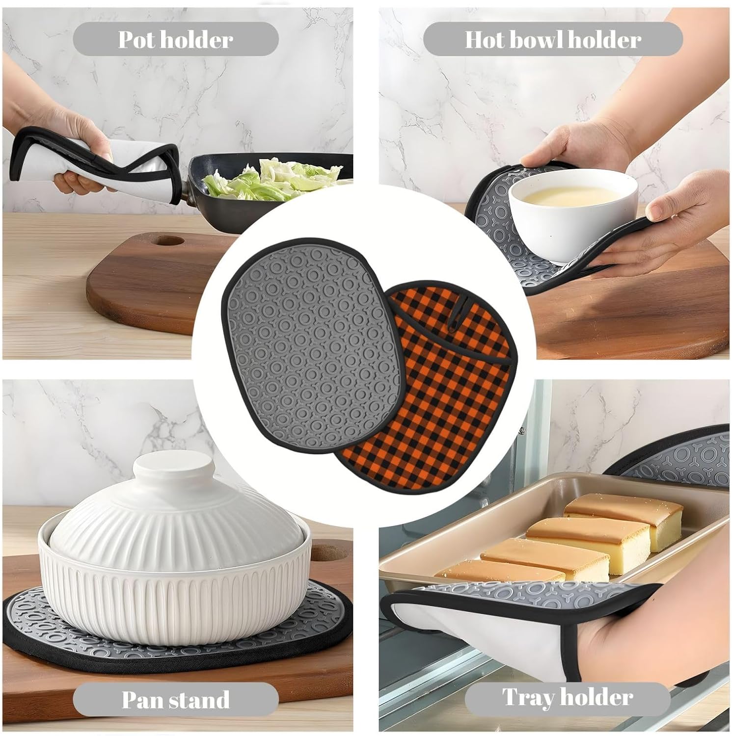 Halloween Highlight Heat-Resistant silicone pot holders