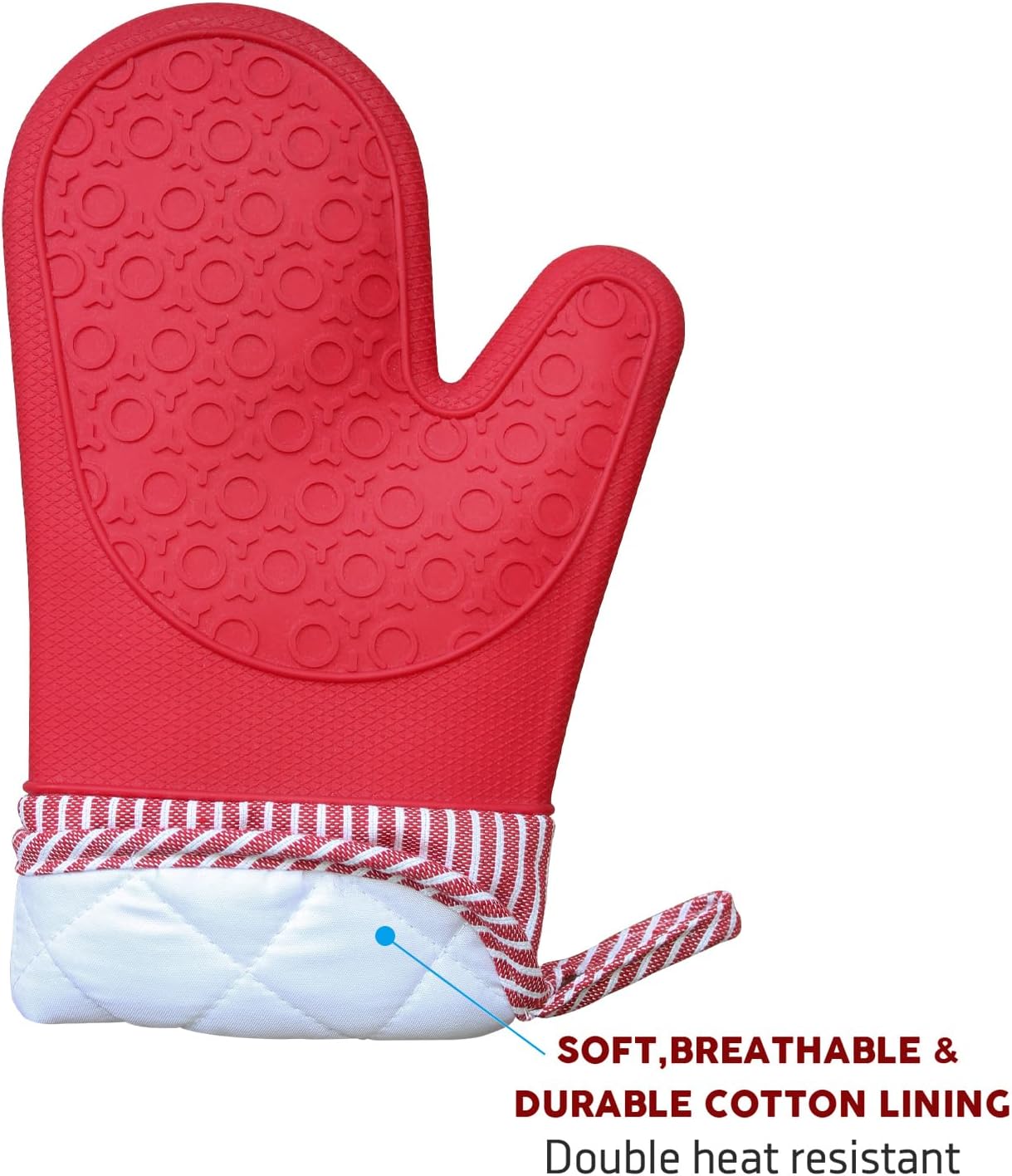 Mijo Tex Heat-Resistant Silicone Oven Mitts