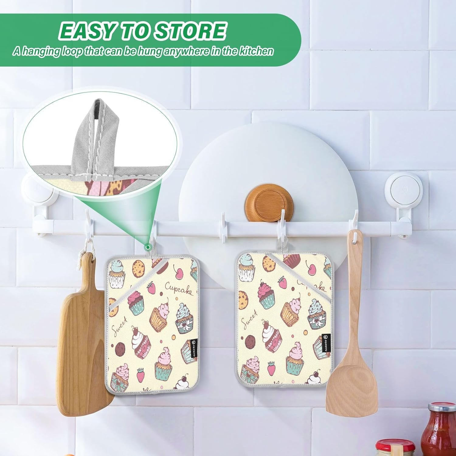 Perfect for Baking Heat-Resistant Potholders for Ovenmitts