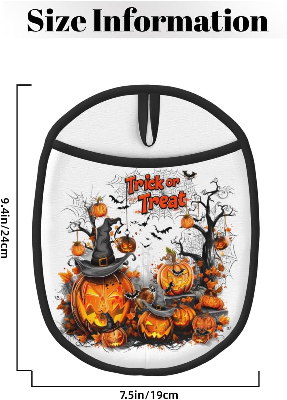 Festive Trick or Treat Pot Holder Set