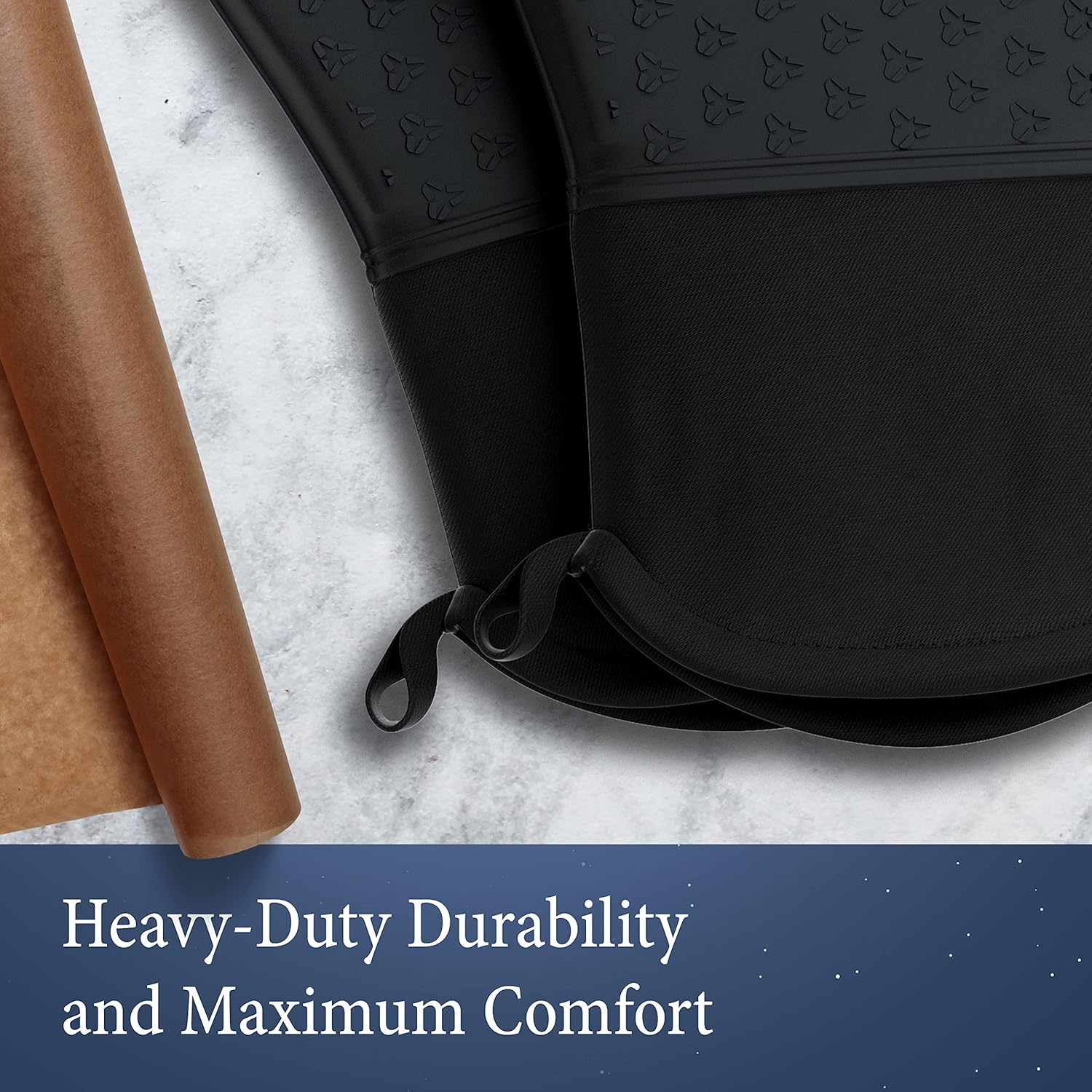 High-Quality 4-Piece Oven Mitt Pot Holder Set - Heat-Resistant Durable