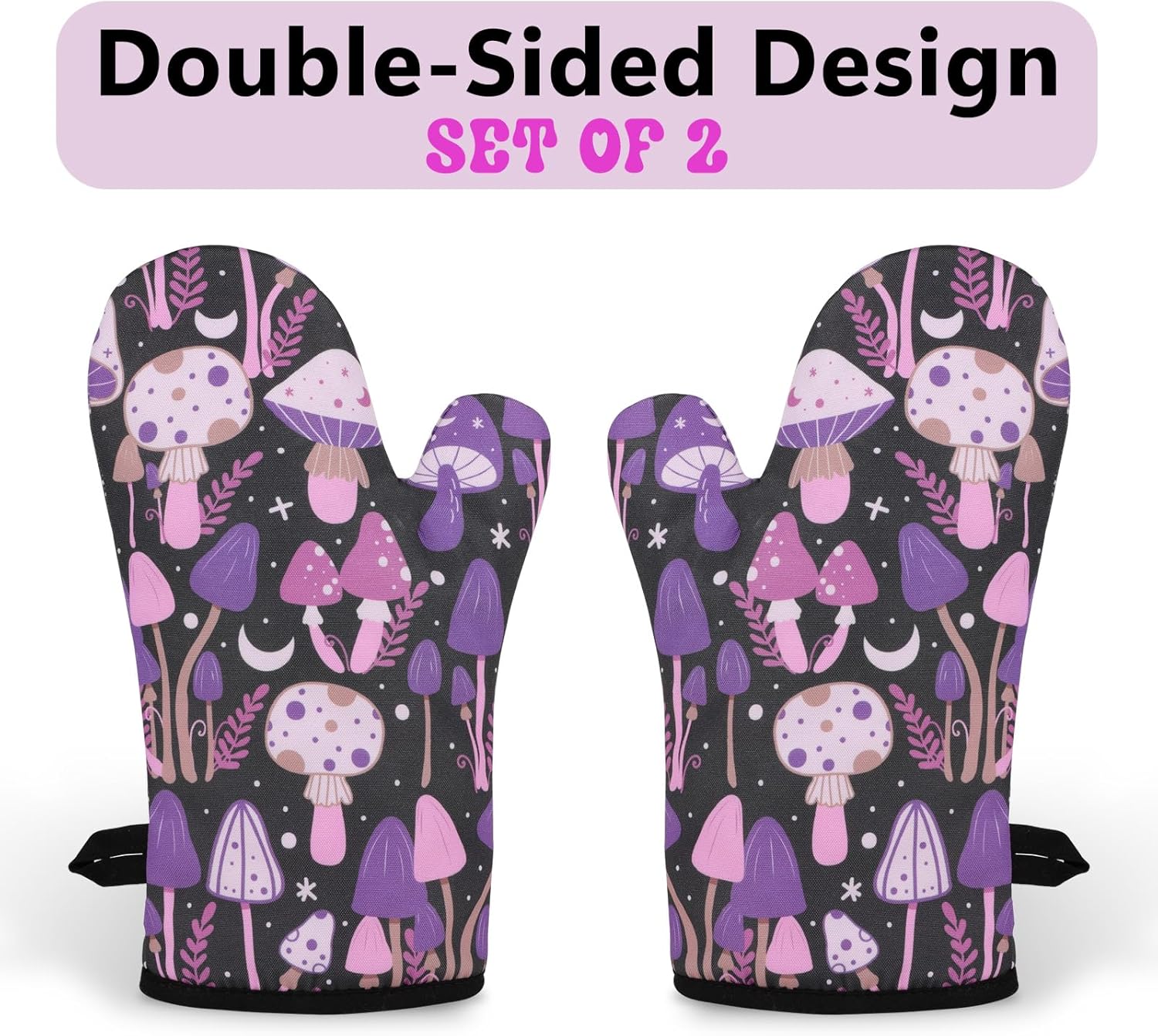 Miracu Oven Mitts Quirky Mushroom Gifts for Women