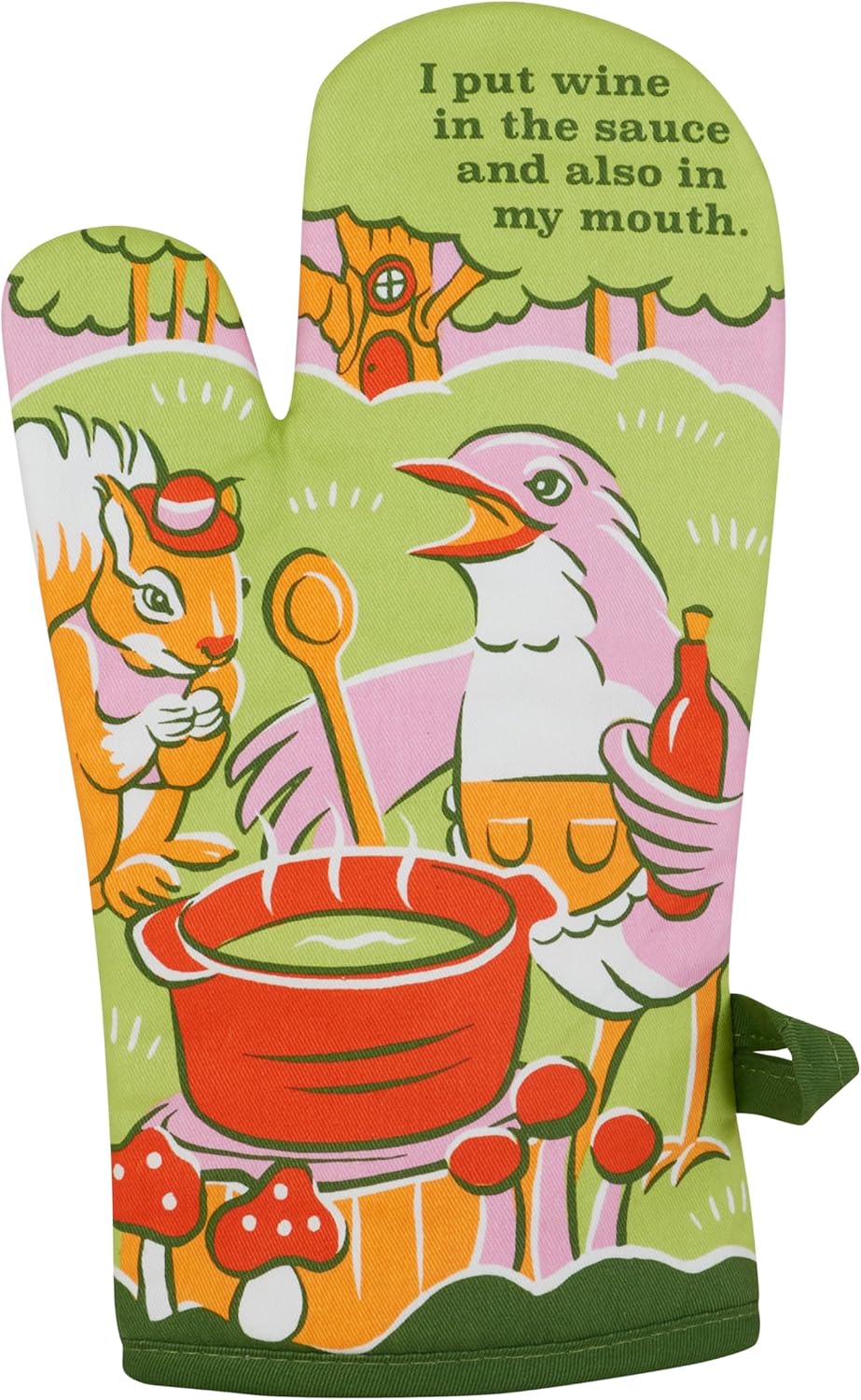 Blue Q Oven Mitt Heat-Resistant Eco-Friendly