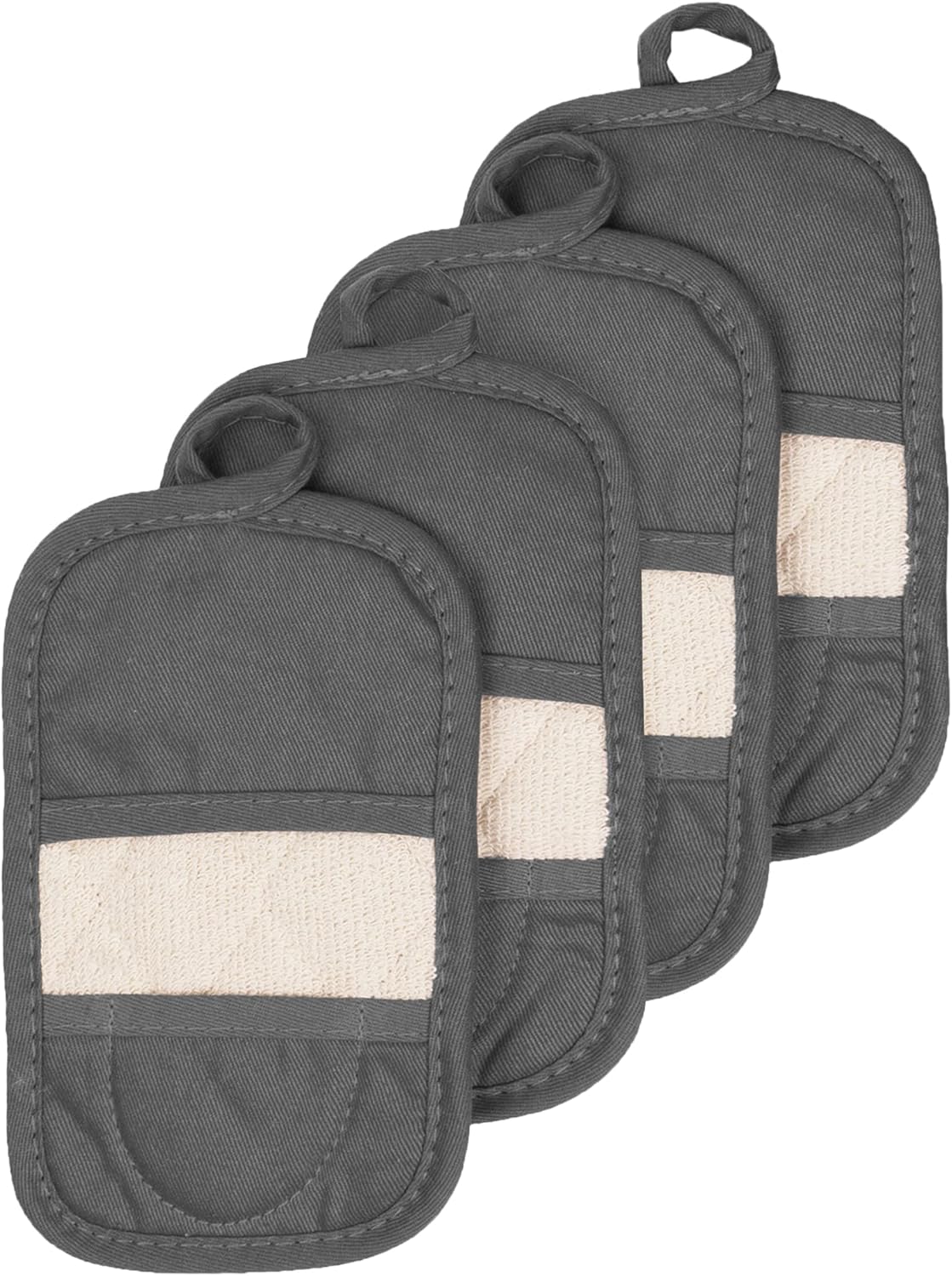 Ritz Premium 4-Pack Heat Resistant Potholders Heating Pads 85x55