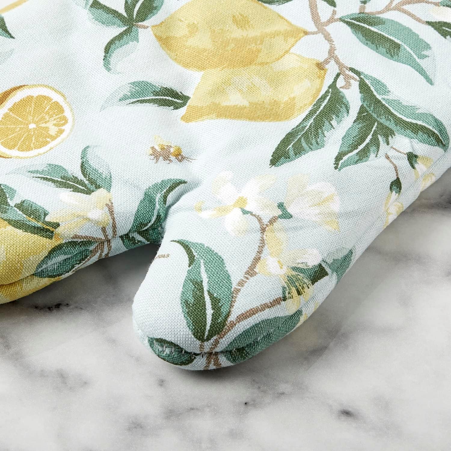 Martha Stewart Lemon Whimsy Oven Mitt Set
