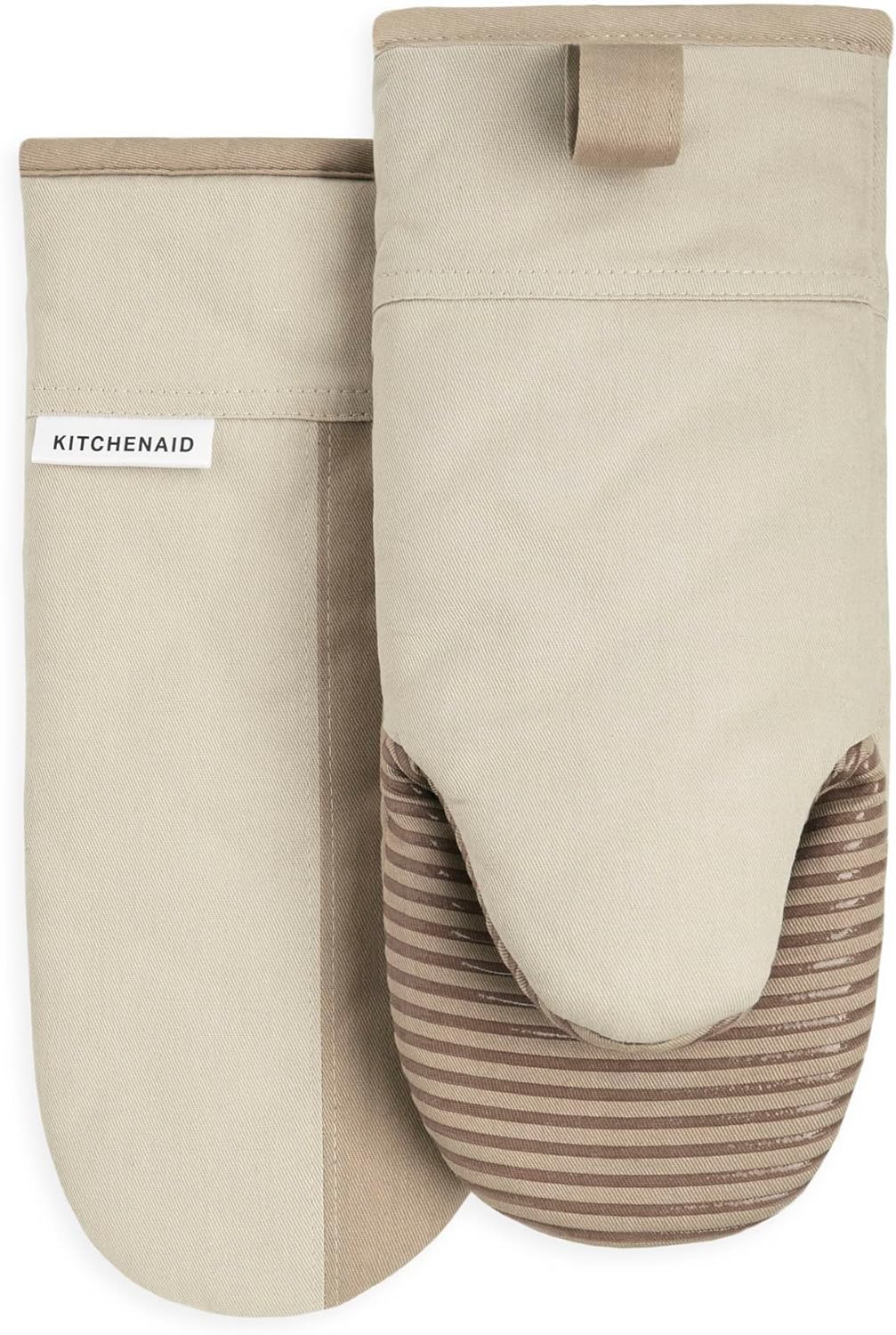 Two-Tone Oven Mitts Set for KitchenAid Heat-Resistant Durable