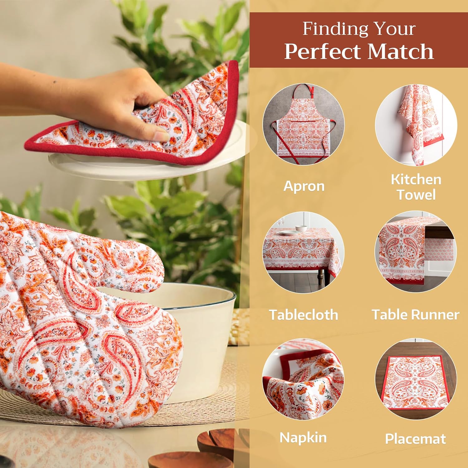 Maison d Hermine 8x8 Cotton Potholder Set of 2
