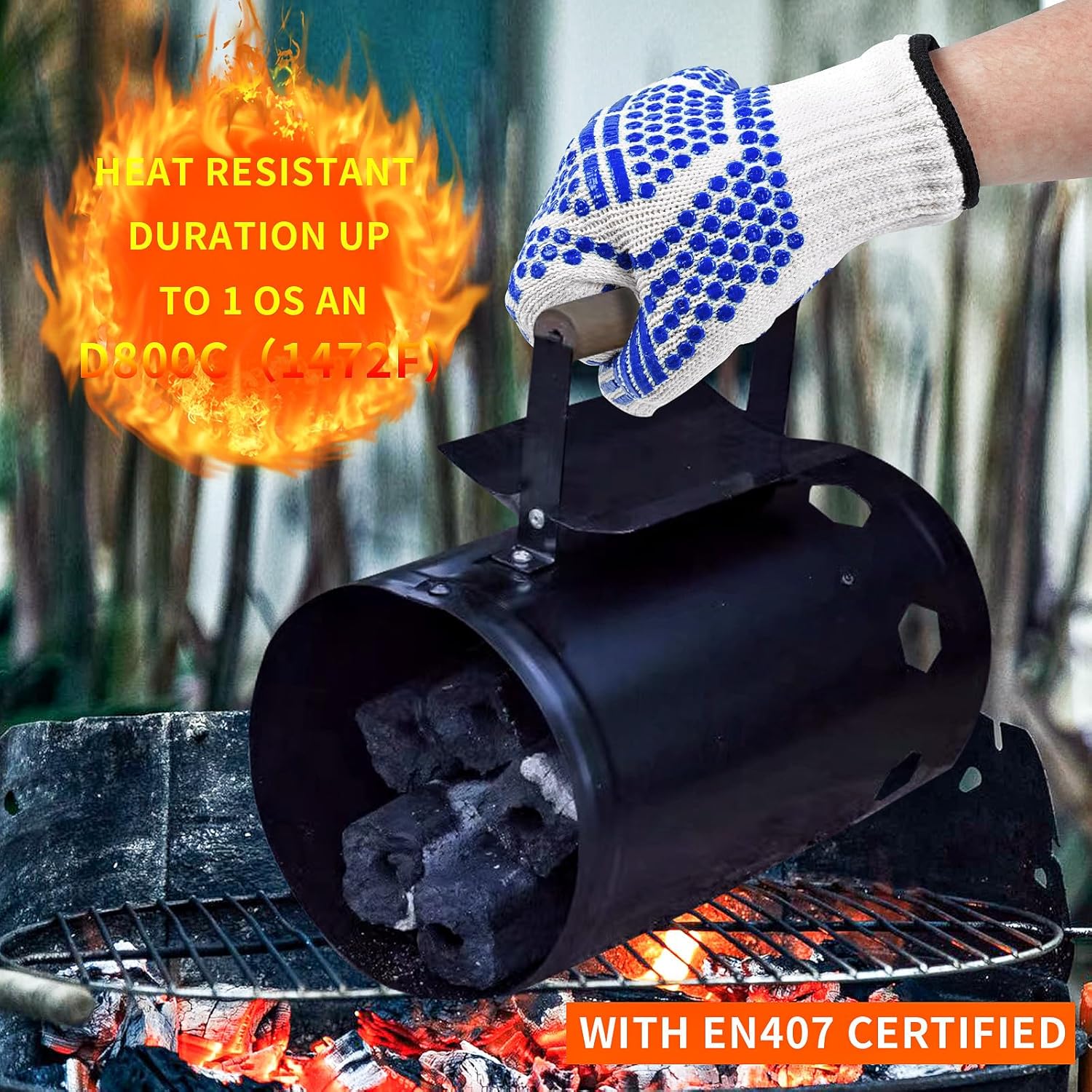 Confidential Extreme Heat-Resistant BBQ Gloves